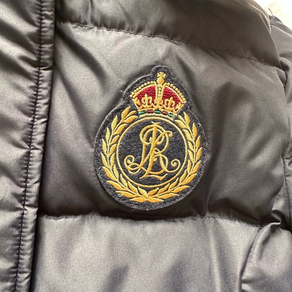 Ralph Lauren Navy Puffer Coat - Picture 5 of 14
